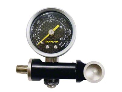 QA1 Monotube Schrader Valve Fill Tool w/300psi Gauge - 7791-147