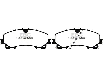 EBC Brakes Yellowstuff Brake Pad Sets Fronts Only - DP43036R