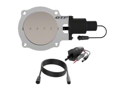 QTP 5in Bolt-On QTEC Electric Cutout Valve - Single - QTEC5X