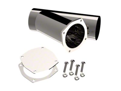 QTP 5in Weld-On Exhaust Cutout Y-Pipe