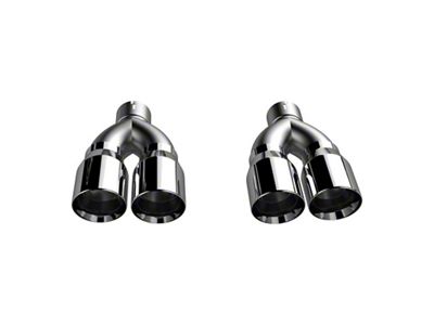 QTP 15-18 Dodge Challenger 6.2L/6.4L 304SS Screamer Exhaust 3in Quad - 430115T
