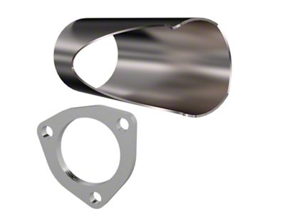 QTP 2.25in Weld-On DIY Cutout Pipe - 10226