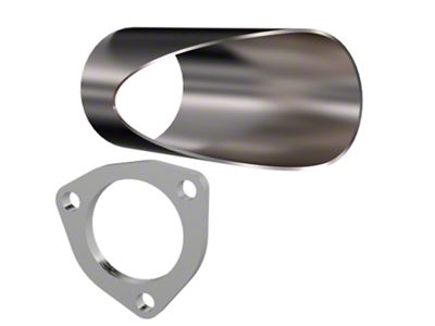QTP 2.5in Weld-On DIY Cutout Pipe - 10251