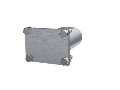 QTP 3in Weld-On Low Profile Conncetion Oval Tube Kit - 10338