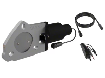 QTP 2.5in Bolt-On Electric Cutout Valve - Single