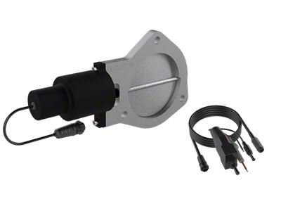 QTP 4in Bolt-On Electric Cutout Valve w/Flange - Single - QTEC40F