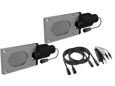 QTP Bolt-On Dual Low Profile Oval Electric Cutout Valves - QTEC66