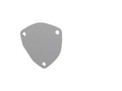 QTP 3.5in Bolt-On 3 Bolt Cover Plate - 10350C