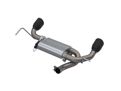 QTP 07-18 Jeep Wrangler 3.6L/3.8L 304SS Screamer Axle Back Exhaust - 425007B