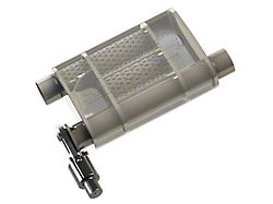 QTP 3in Weld-On 304SS Screamer Muffler Short Case w/Bolt-On - 13302C