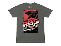 Throtl R35 Zylla Short Sleeve T-Shirt; Charcoal