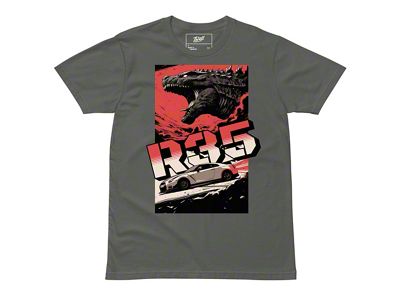 Throtl R35 Zylla Short Sleeve T-Shirt; Charcoal