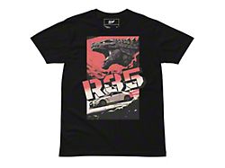 Throtl R35 Zylla Short Sleeve T-Shirt; Black