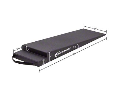 Race Ramps 4in. Trailer Ramp - 5.5 Degree Approach Angle - RR-TR-4