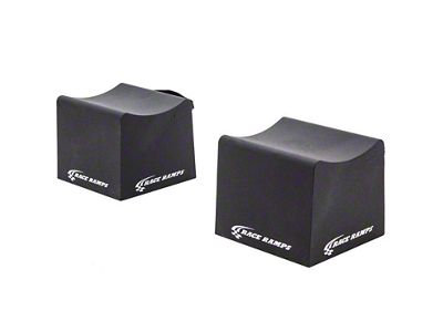 Race Ramps Adjustable Height 14in. High Wheel Cribs Extra Wide - RR-WC-14-SC-2