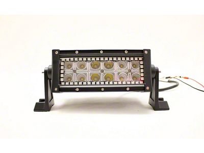 Race Sport Lighting ColorADAPT Series 8in RGB LED Straight Light Bars 36-Watts 2,340 Lm - RS8RGBLB