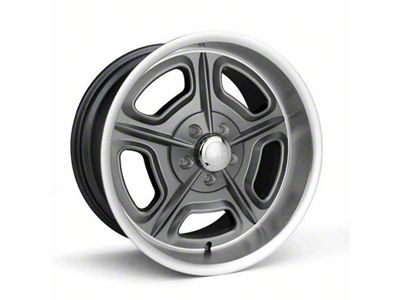 Race Star 32 Mirage Metallic Gray with Machined Lip Wheel; 18x7; 0mm Offset