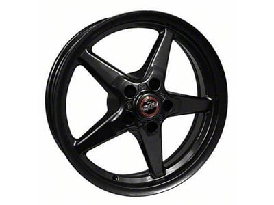 Race Star 92 Drag Star Bracket Racer Gloss Black Wheel; 15x10; 44mm Offset