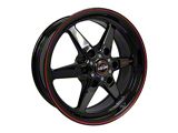Race Star 93 Truck Star Gloss Black Wheel; 17x9.5; 25mm Offset; 6x139.7mm Bolt Pattern; 78.10mm Hub Bore