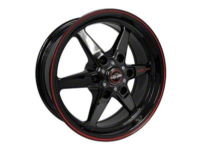 Race Star 93 Truck Star Gloss Black Wheel; 18x9.5; 28mm Offset