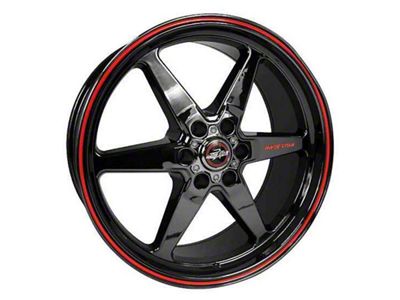 Race Star 93 Truck Star Gloss Black Wheel; 20x9; 23mm Offset