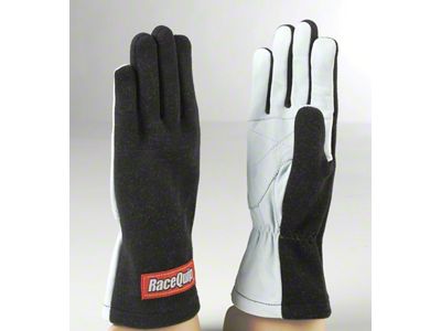 RaceQuip Black Basic Race Glove - X-Large - 350006