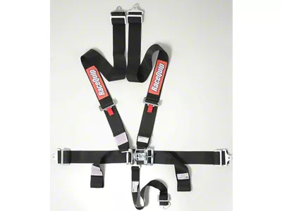 RaceQuip Black L & L 5pt Seat Belt - 711001