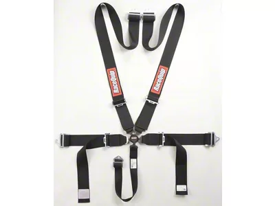RaceQuip Black SFI CAMLOCK 5pt PD Lap Seat Belt - 741001