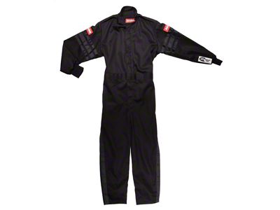 RaceQuip Black Trim SFI-1 JR. Suit - KXXS - 1959990