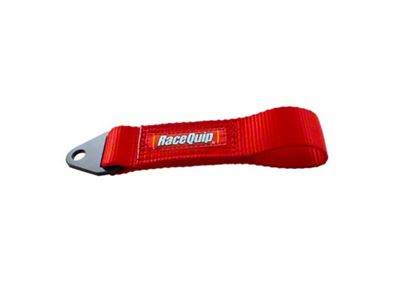 RaceQuip Race Car Tow Hook Strap with Soft Eye Loop - 896146