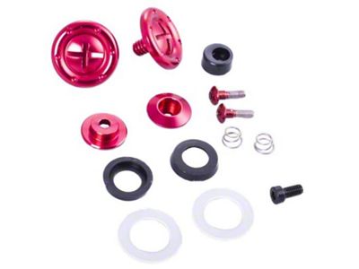 RaceQuip Silver Hardware Pivot Kit for Face Shield Fits PRO - 205661