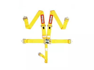 RaceQuip Yellow L & L 5pt Seat Belt - 711031