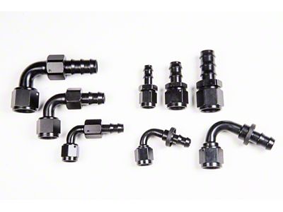 Radium Engineering 10AN Straight Pushlok Hose End - 14-0211