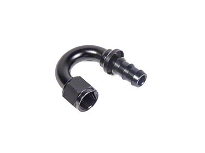 Radium Engineering 180 Degree 10AN Pushlok Hose End Fitting - 14-0215