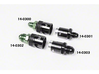 Radium Engineering 8AN Dry Break 27mm Fitting Outer - 14-0302