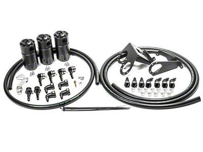 Radium Engineering 14-19 Chevrolet Corvette LT1 CCV Fluid Lock Triple Catch - 20-0987-FL