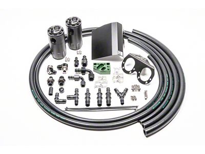 Radium Engineering 02-21 Subaru EJ-Series Fluid Lock Turbo Dual Catch Can - 20-0608-FL