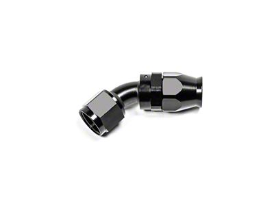 Radium Engineering 10AN Hose End 45 Degree PTFE - BLACK - 14-1632