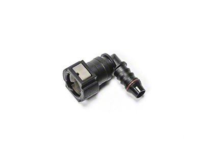 Radium Engineering 3/8in SAE Female to 90 degree 3/8in Barb - 14-0847
