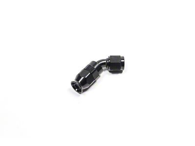 Radium Engineering 6AN 45 Degree PTFE Hose End - Black - 14-0632