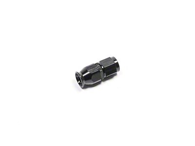 Radium Engineering 6AN Straight PTFE Hose End - Black - 14-0631