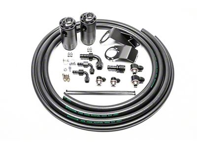 Radium Engineering 89-94 Nissan S13 Dual Catch Can Kit - 20-0727-FL