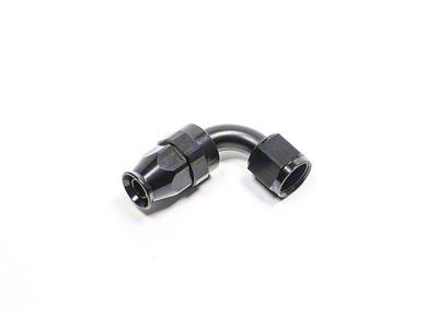 Radium Engineering 8AN 90 Degree PTFE Hose End - Black - 14-0636