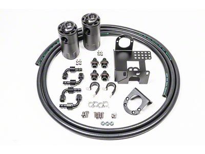 Radium Engineering 90-05 Mazda MX-5 Dual Catch Can Kit Fluid - 20-0337-FL