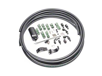 Radium Engineering Early Nissan Fuel Hanger Plumbing Kit Microglass Filter - 20-0703-05