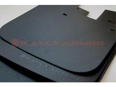 Rally Armor 93-01 Subaru Impreza RS Basic Black Mud Flap - MF2-BAS-BLK