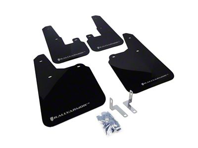 Rally Armor 10-14 Subaru Outback Black UR Mud Flap w/ - MF16-UR-BLK/SIL