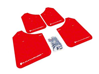 Rally Armor 02-07 Subaru WRX/STI/RS/2.5i Wagons Req. Mod. Red UR - MF1-UR-RD/WH