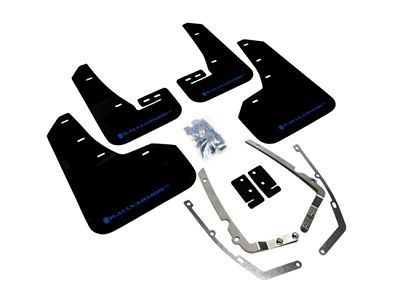 Rally Armor 15-21 MKVII VW Golf/GTI Black UR Mud Flap - MF37-UR-BLK/BL