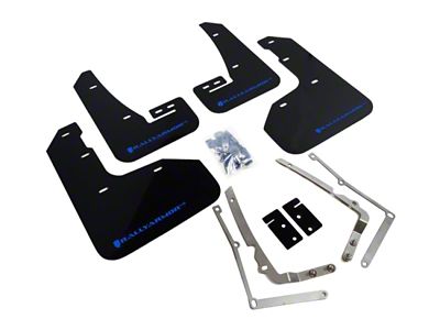 Rally Armor 15-17.5 MKVII VW Golf R Black UR Mud - MF40-UR-BLK/BL